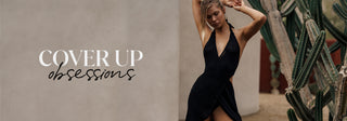 Cover Up Obsessions - Model is wearing the Ellie Mini Dress in Black
