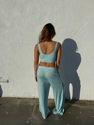 AUSTIN PANT - BLUE/BROWN