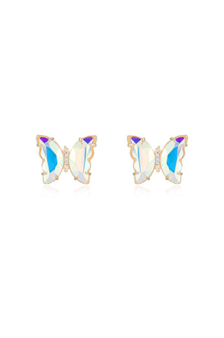 Flutter Away Crystal Earrings
