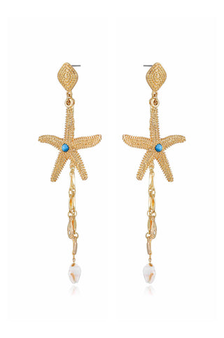 Starfish Seeker Drop Earrings