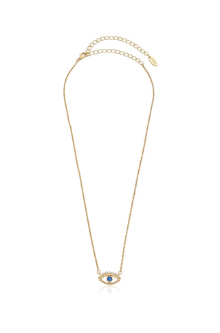 All Knowing Eye Crystal Necklace by Ettika