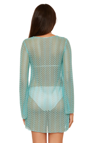 GOLDEN CROCHET TUNIC by Becca