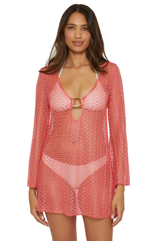 GOLDEN CROCHET TUNIC by Becca