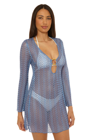 GOLDEN CROCHET TUNIC by Becca