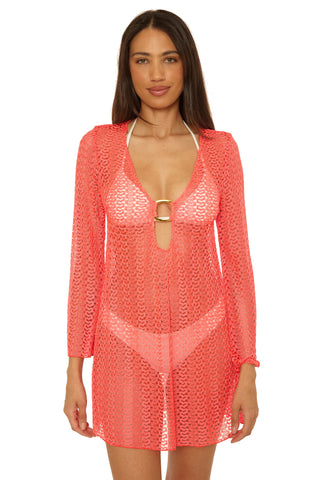 GOLDEN CROCHET TUNIC by Becca