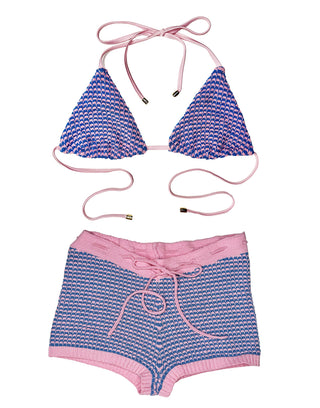London Short - Pink/Blue