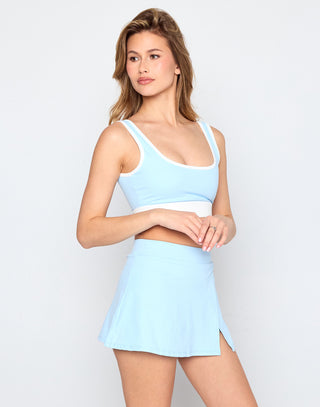 Madison Bra Tank - Baby Blue