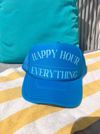 Happy Hour / Everything Trucker Hat by KenzKustomz