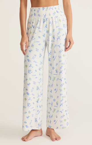 Dawn Citron Pant by Z Supply - White