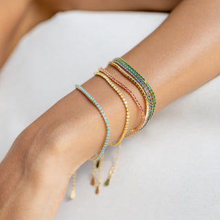 Chloe Tennis Bracelet Canary