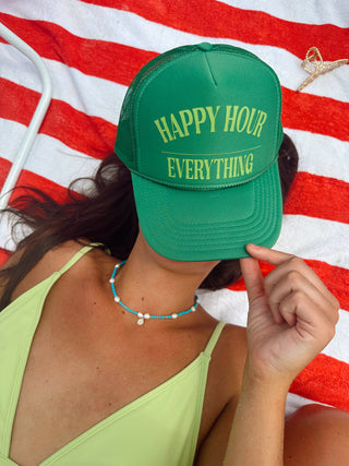 Happy Hour / Everything Trucker Hat by KenzKustomz