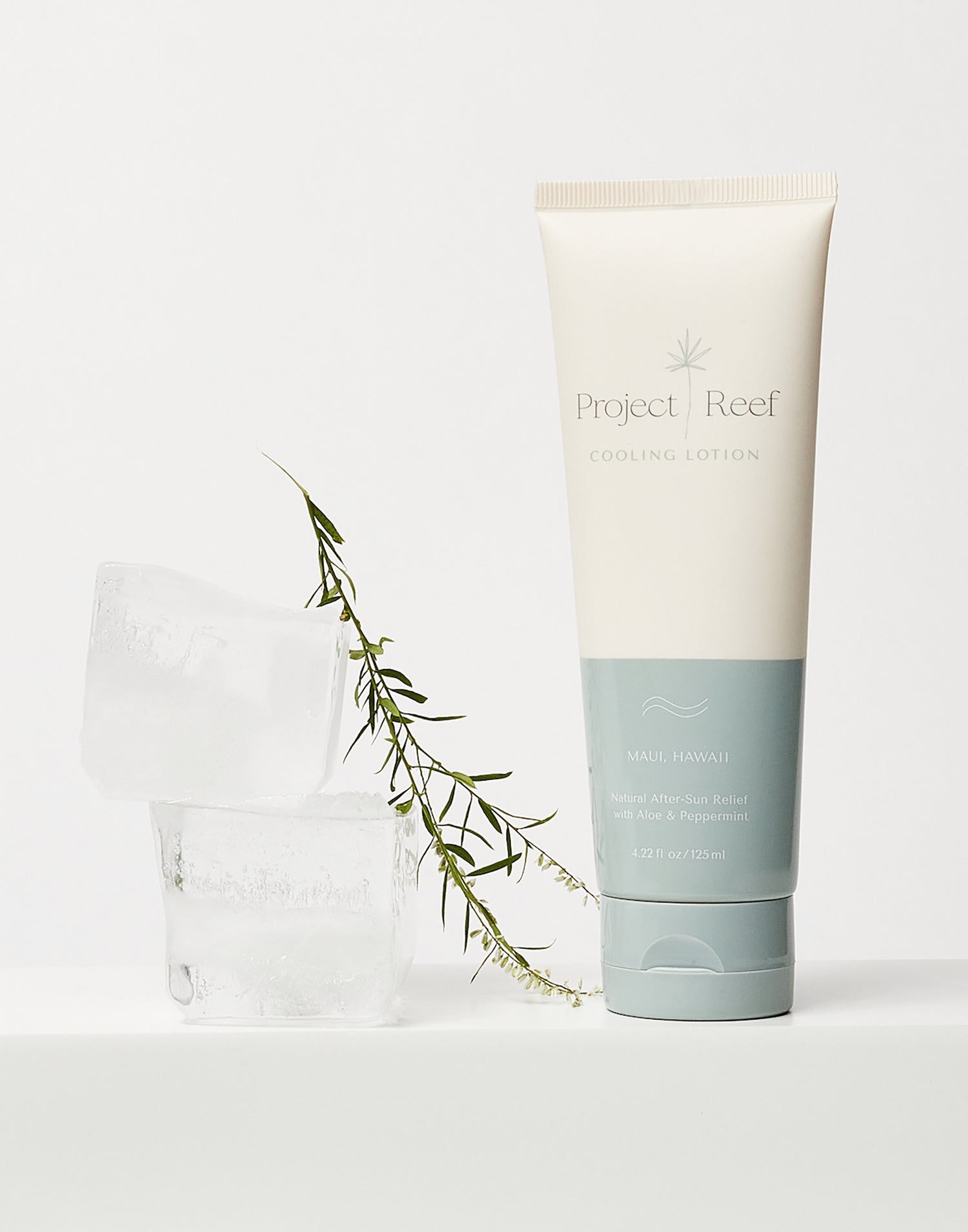 Cooling Lotion Organic Aloe & Peppermint After-Sun Relief by Project Reef - Product View