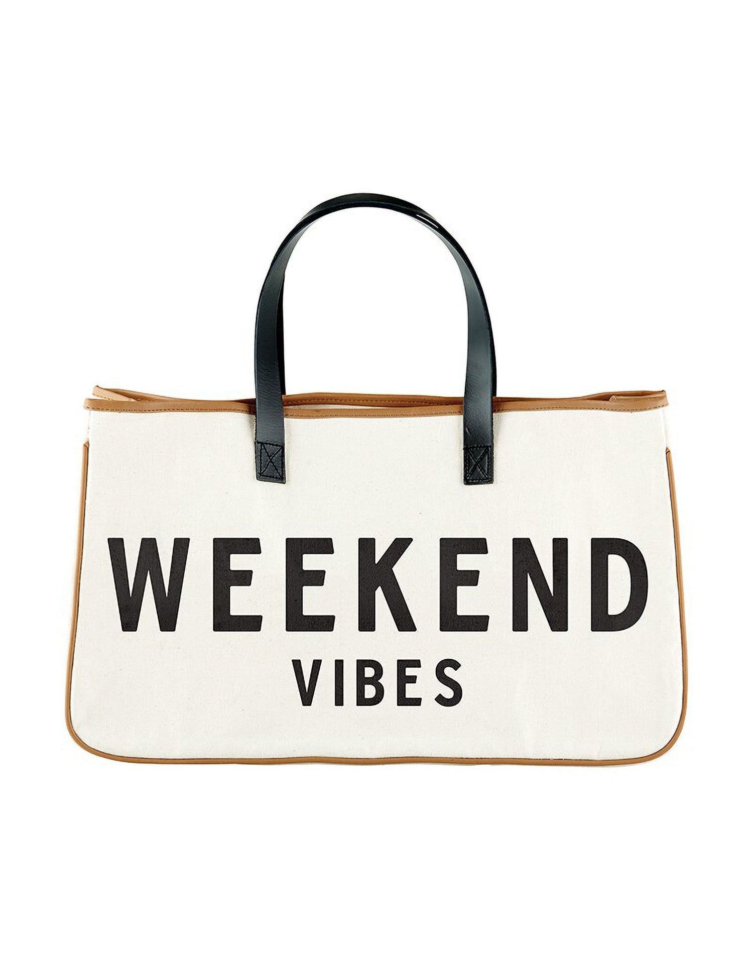 Santa Barbara Design Studio's Weekend Vibes Tote in Canvas - Product Front View