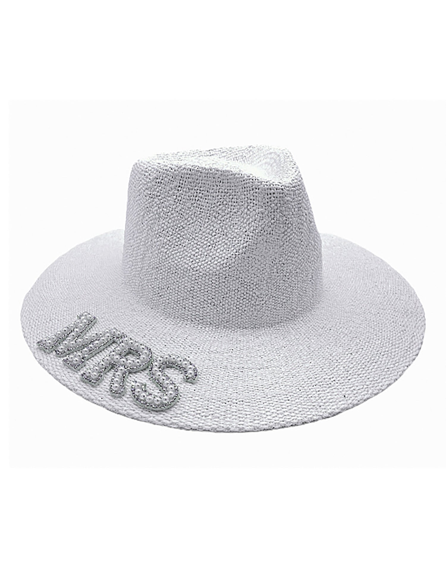 MRS Straw Hat by Nikki Beach in White - Product View