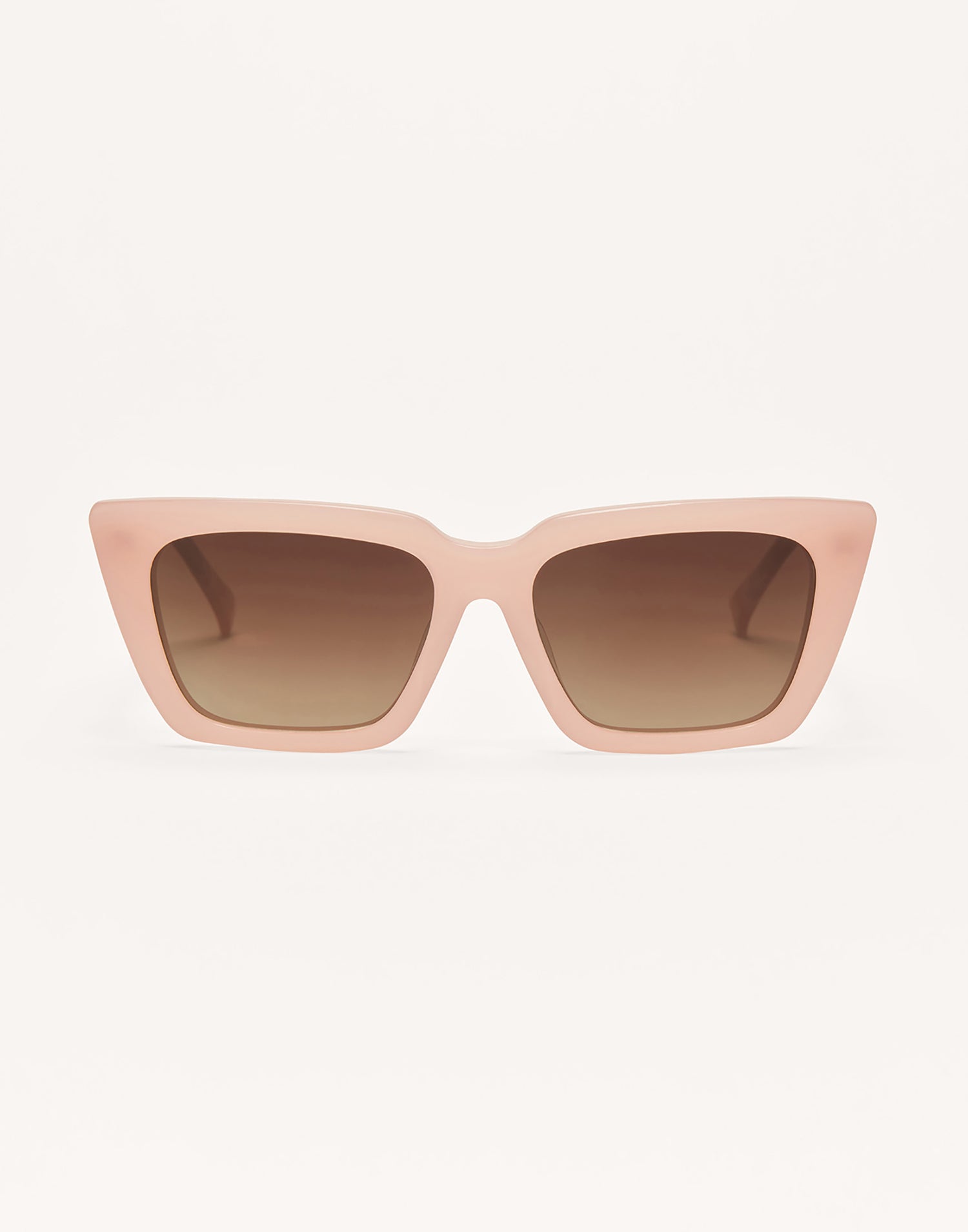 Feel Good Sunglasses by Z Supply in Blush Pink - Front View