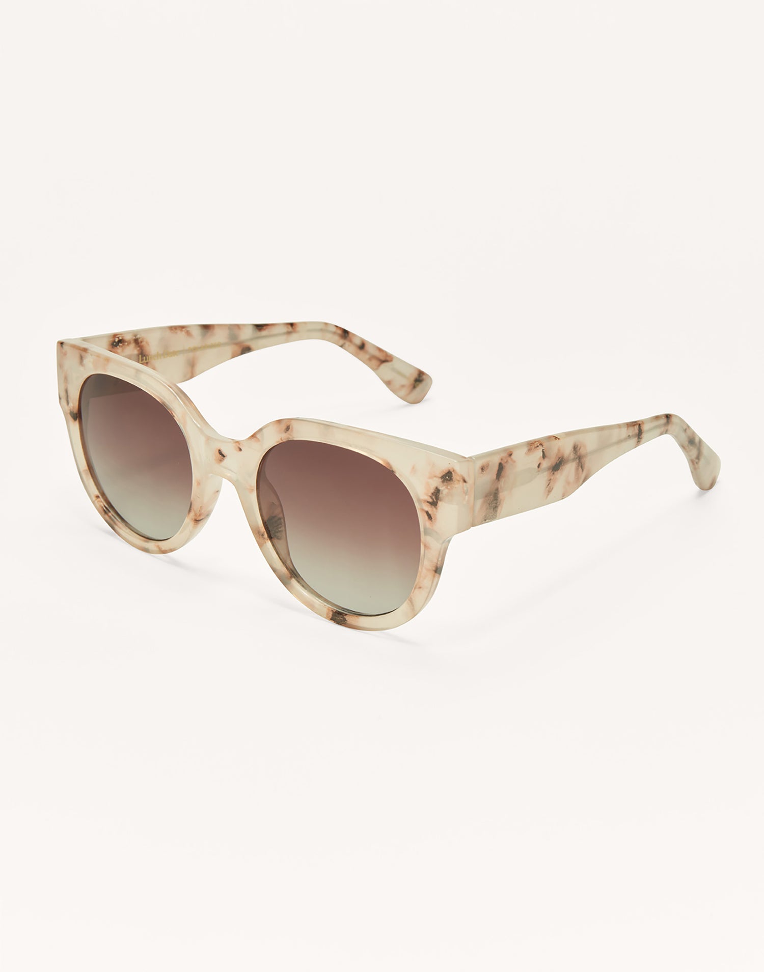 Lunch Date Sunglasses by Z Supply in Warm Sands - Angled View